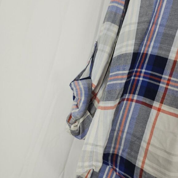 Soft Joie Dane Blouse Collarless Button Down Womens Size Small - Picture 4 of 7